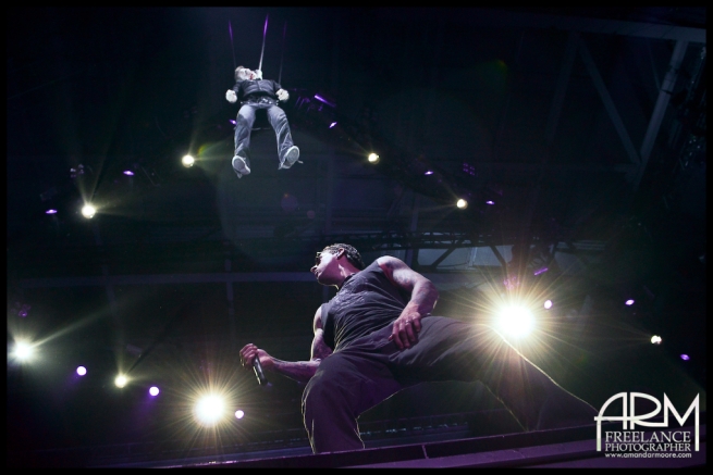 UCF Arena, Avenged Sevenfold, M. Shadows, noose, hang, Matthew Sanders, Orlando, May 2011